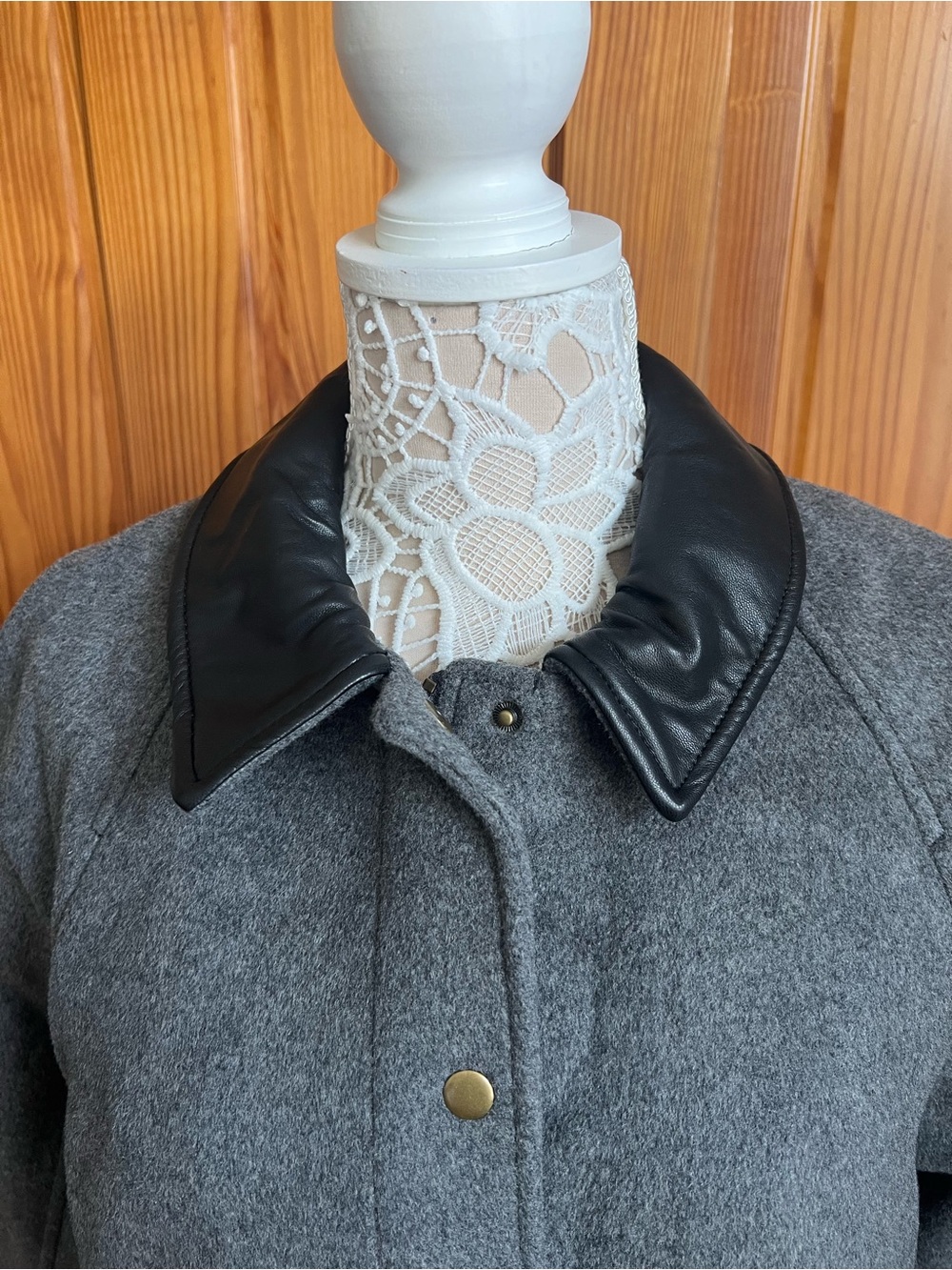 NWOT J Crew Long Barn Jacket™ in drapey wool blend - Picture 5 of 10